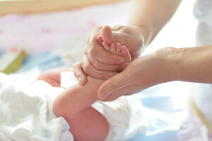 Séance de massage bébé