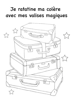 Coloriage "Je ratatine ma colère"
