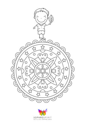 Coloriage mandala
